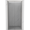 Mexen Rox Schiebedusche 130 cm, transparent, gebürsteter Nickel - 8C2-130-000-97-00