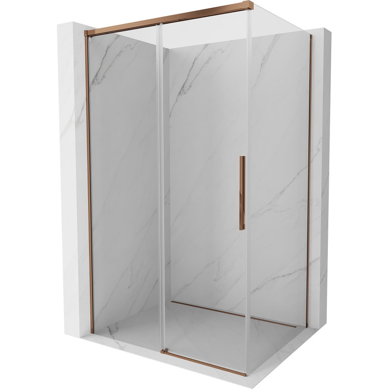 Mexen Rox Schiebeduschkabine 120 x 95 cm, transparent, Roségold - 8C2-120-095-60-00