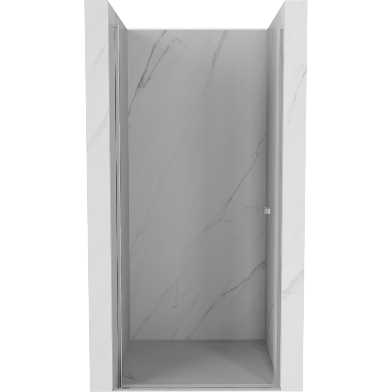 Mexen Pretoria 60 cm schwenkbare Duschkabinentür, transparent, Chrom - 852-060-000-01-00