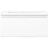 Mexen Orio Badezimmerschrank 50 cm mit Waschbecken Otis, 1 Schublade, weiß matt - 91A10-05023-1-BF01-W18M01