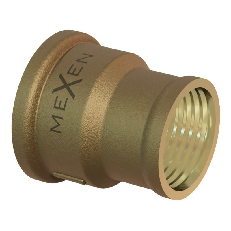 Mexen BRASS Messing-Reduziermuffe 3/4 IG x 1/2 IG - W97406-3412