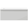 Mexen Orio Badezimmerunterschrank 60 cm mit Waschbecken Otis, 1 Schublade, grau matt/weiß matt - 91A10-06023-1-BF62-W18M01