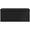 Mexen Orio Badezimmerschrank 60 cm mit Waschbecken Otis, 1 Schublade, schwarz matt - 91A10-06023-1-BF71-W18M71