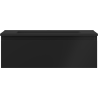 Mexen Orio Badezimmer-Schrank 70 cm mit Waschbecken Otis, 1 Schublade, Schwarz Matt - 91A10-07023-1-BF71-W18M71