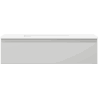 Mexen Orio Badezimmerschrank 90 cm mit Waschbecken Otis, 1 Schublade, grau matt/weiß matt - 91A10-09023-1-BF62-W18M01