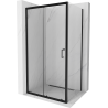 Mexen Apia Schiebeduschkabine 130 x 80 cm, transparent, schwarz - 840-130-080-70-00