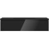 Mexen Orio Badezimmerschrank 100 cm mit Waschbecken Otis, 1 Schublade, Schwarz Glanz/Schwarz Matt - 91A10-10023-1-BF70-W18M71