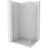 Mexen Pretoria Duschkabine, schwenkbar, 75 x 80 cm, transparent, Chrom - 852-075-080-01-00