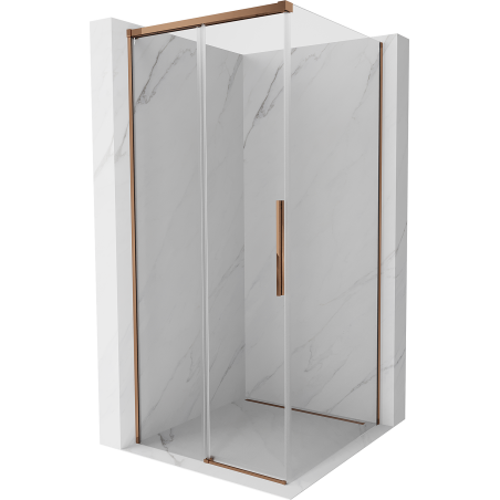 Mexen Rox Schiebeduschkabine 120 x 120 cm, transparent, Roségold - 8C2-120-120-60-00