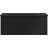 Mexen Orio 60 cm Badezimmerschrank mit Waschbecken Vela, 1 Schublade, Schwarz Matt - 91A10-06023-1-BF71-W23M71