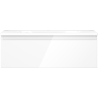 Mexen Orio Badezimmerschrank 70 cm mit Waschbecken Vela, 1 Schublade, Weiß Hochglanz - 91A10-07023-1-BF00-W23M00