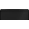 Mexen Orio Badezimmerschrank 70 cm mit Waschbecken Vela, 1 Schublade, schwarz matt - 91A10-07023-1-BF71-W23M71