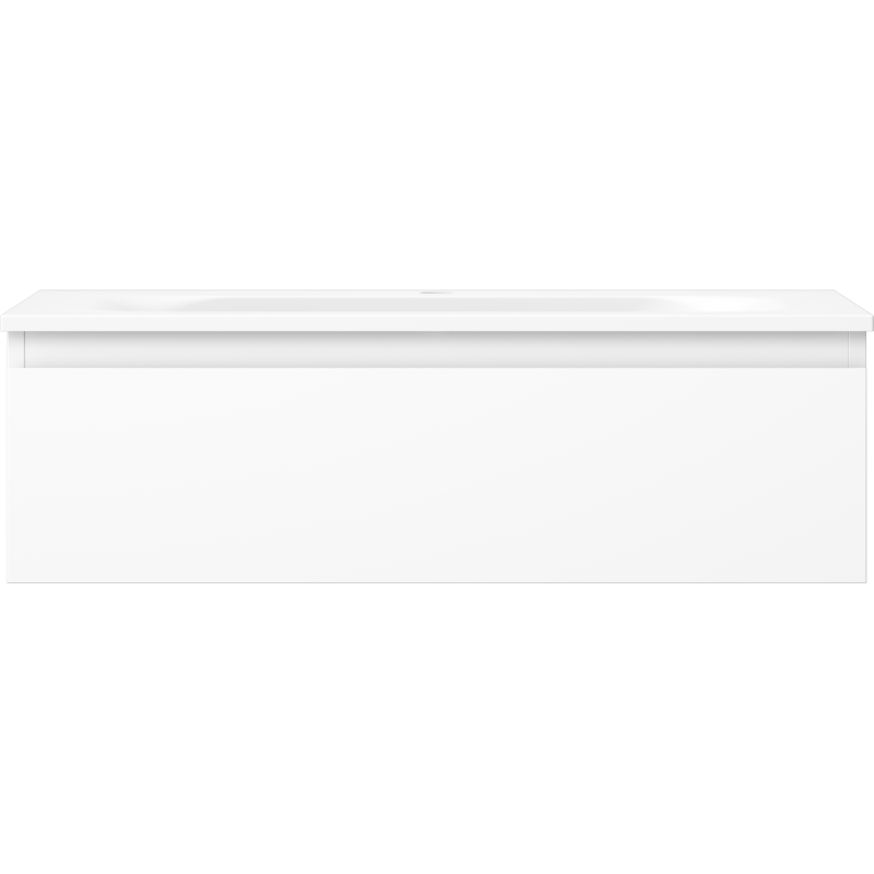Mexen Orio Badschrank 80 cm mit Waschbecken Vela, 1 Schublade, weiß matt - 91A10-08023-1-BF01-W23M01
