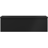 Mexen Orio Badezimmerschrank 80 cm mit Waschbecken Vela, 1 Schublade, schwarz matt - 91A10-08023-1-BF71-W23M71