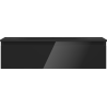 Mexen Orio Badezimmerschrank 90 cm mit Waschbecken Vela, 1 Schublade, schwarz glänzend/schwarz matt - 91A10-09023-1-BF70-W23M71