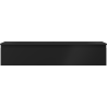 Mexen Orio Badezimmerschrank 120 cm mit Waschbecken Vela, 1 Schublade, Schwarz Matt - 91A10-12023-1-BF71-W23M71