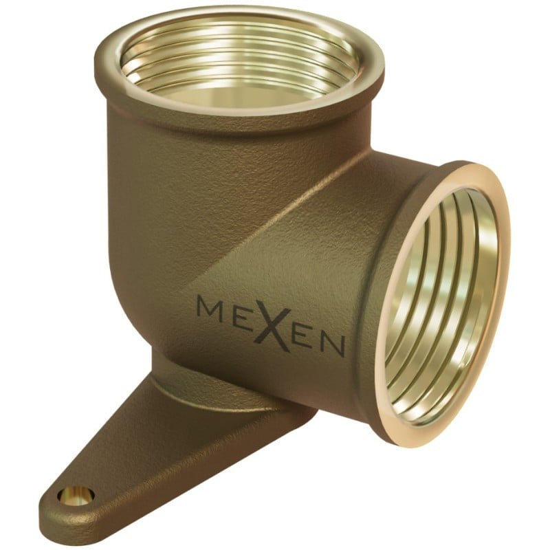 Mexen BRASS Messing-Wandwinkel mit 1/2 AG x 1/2 AG - W97408-1212