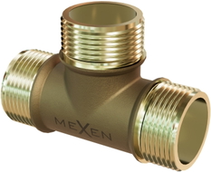 Mexen BRASS messing T-Stück 1/2 AG x 1/2 AG x 1/2 AG - W97411-121212