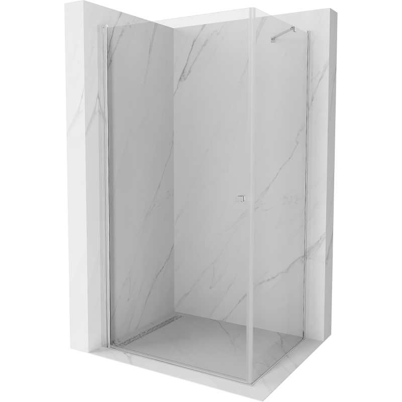 Mexen Pretoria Klappbare Duschkabine 95 x 90 cm, transparent, Chrom - 852-095-090-01-00
