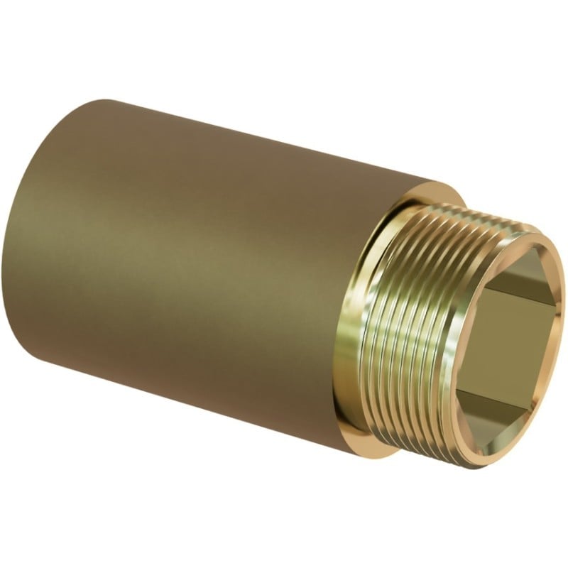 Mexen BRASS runde Messingverlängerung 1/2 IG x 1/2 AG, 100 mm - W97415-1212-100