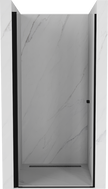 Mexen Pretoria 90 cm schwenkbare Duschtür, transparent, schwarz - 852-090-000-70-00