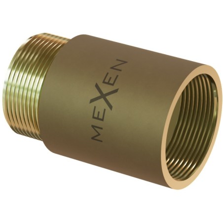 Mexen BRASS rundes reduzierendes Messingverlängerungsstück 1/2 IG x 3/8 AG, 10 mm - W97416-1238-10