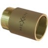 Mexen BRASS runde Messing-Reduktionsverlängerung 3/4 IG x 1/2 AG, 10 mm - W97416-3412-10