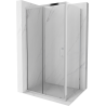 Mexen Apia Duschkabine, Schiebetür 135 x 90 cm, transparent, Chrom - 840-135-090-01-00
