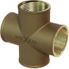 Mexen BRASS Messing Vierwege-Verteiler 3/4 Zoll IG x 3/4 Zoll IG x 3/4 Zoll IG x 3/4 Zoll IG - W97418-34343434