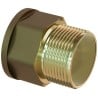 Mexen BRASS Messingverlängerung 1/2 Gewinde WH x 1/2 Gewinde SM, 50 mm - W97420-1212-50