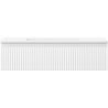 Mexen Rivel 90 cm Badezimmerschrank mit Waschbecken Otis, 1 Schublade, geriffelt, weiß matt - 91A20-09023-1-BF01-W18M01