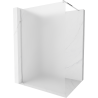 Mexen Kioto Duschwand Walk-in 130 x 200 cm, Frost 8 mm, Chrom - 800-130-101-01-30