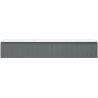Mexen Rivel Badezimmerschrank 140 cm mit Waschbecken Otis, 1 Schublade, geriffelt, graphit matt/weiß matt -
