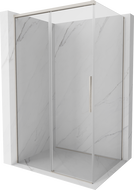 Mexen Rox Schiebeduschkabine 160 x 85 cm, transparent, gebürsteter Nickel - 8C2-160-085-97-00