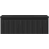 Mexen Rivel Badezimmerschrank 70 cm mit Waschbecken Vela, 1 Schublade, gerillt, schwarz matt - 91A20-07023-1-BF71-W23M71