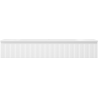 Mexen Rivel Badezimmerschrank 140 cm mit Waschbecken Vela, 1 Schublade, gerillt, weiß matt - 91A20-14023-1-BF01-W23M01
