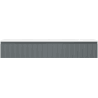Mexen Rivel Badezimmerschrank 140 cm mit Waschbecken Vela, 1 Schublade, gerillt, graphit matt/weiß matt -
