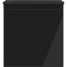 Mexen Orio Badezimmerschrank 45 cm mit Waschbecken Otis, 1 Schublade, schwarz matt - 91A10-04547-1-BF71-W18M71