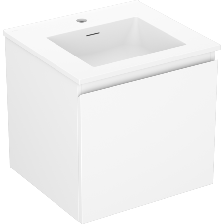 Mexen Orio Badezimmermöbel 50 cm mit Waschbecken Otis, 1 Schublade, weiß matt - 91A10-05047-1-BF01-W18M01