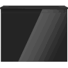 Mexen Orio Badezimmerschrank 60 cm mit Waschbecken Otis, 1 Schublade, schwarz glänzend/schwarz matt - 91A10-06047-1-BF70-W18M71