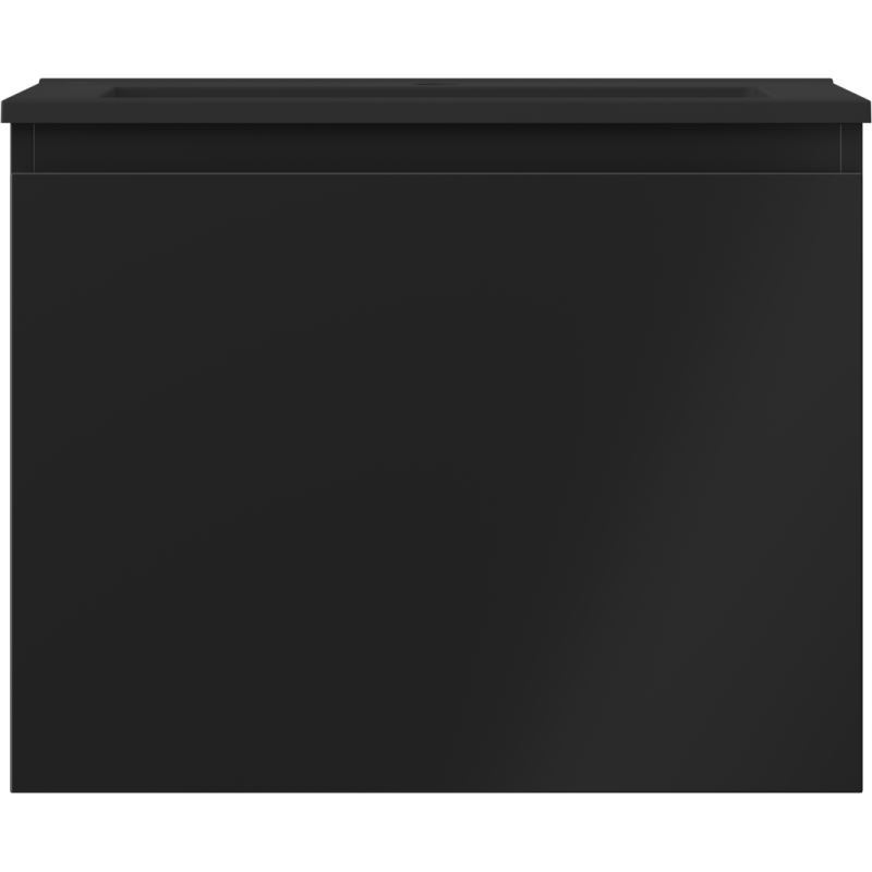 Mexen Orio Waschbeckenschrank 60 cm mit Waschbecken Otis, 1 Schublade, schwarz matt - 91A10-06047-1-BF71-W18M71