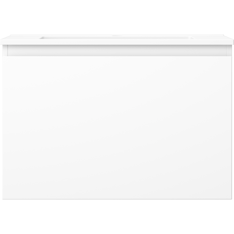 Mexen Orio Badezimmerschrank 70 cm mit Waschbecken Otis, 1 Schublade, weiß matt - 91A10-07047-1-BF01-W18M01