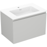 Mexen Orio Badezimmermöbel 70 cm mit Waschbecken Otis, 1 Schublade, grau matt/weiß matt - 91A10-07047-1-BF62-W18M01