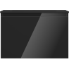 Mexen Orio Badezimmerschrank 70 cm mit Waschbecken Otis, 1 Schublade, schwarz glänzend/schwarz matt - 91A10-07047-1-BF70-W18M71