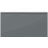 Mexen Orio Badezimmerschrank 90 cm mit Waschbecken Otis, 1 Schublade, graphit matt/weiß matt - 91A10-09047-1-BF66-W18M01