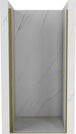 Mexen Pretoria Drehbare Duschtür 70 cm, Transparent, Gold - 852-070-000-50-00