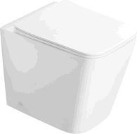 Mexen Cube Stand-WC Rimless mit Slim-Softclose-Sitz, Duroplast, Weiß glänzend - 32924000