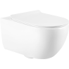 Mexen Carmen 2.0 WC-Becken Rimless mit Slim-Absenkautomatik-Sitz, Duroplast, weiß glänzend - 3088L4000