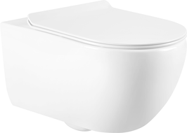 Mexen Carmen 2.0 WC-Becken Rimless mit Slim-Absenkautomatik-Sitz, Duroplast, weiß glänzend - 3088L4000