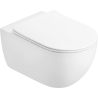 Mexen Carmen 2.0 WC-Schüssel Rimless Tornado mit Slim-Softclose-Sitz, Duroplast, glänzend weiß - 3088L4000T